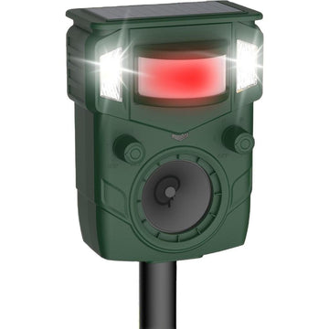 LED Solar Ultrasonic Animal Repellent