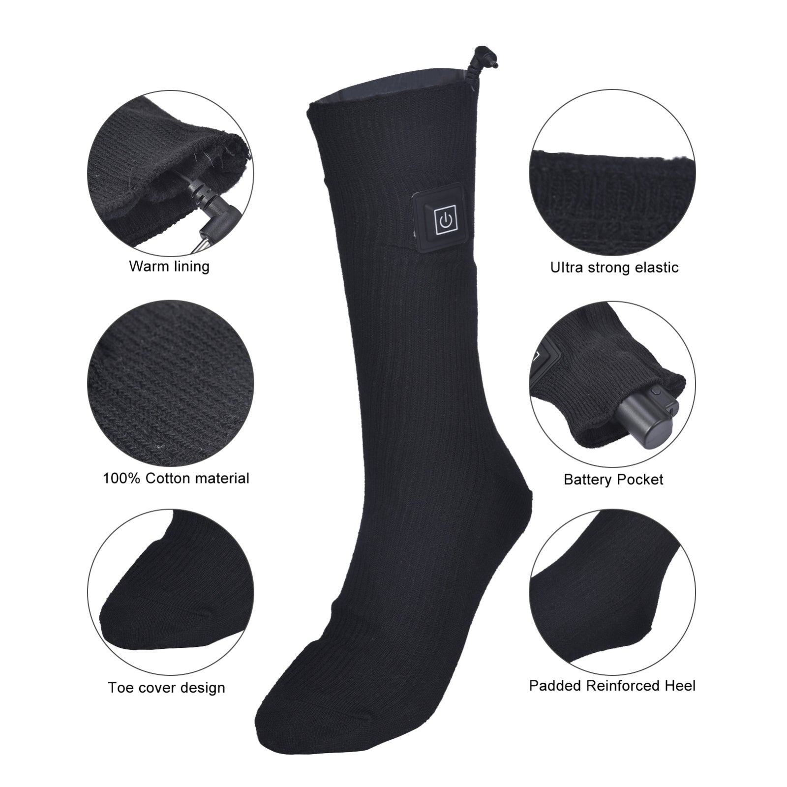 Cosari Best Heated Socks