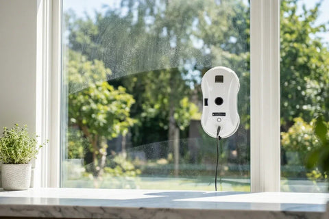 Cosari RoboClean – AI Window Cleaning Robot with 3,200 Pa Suction & Dual Auto-Spray