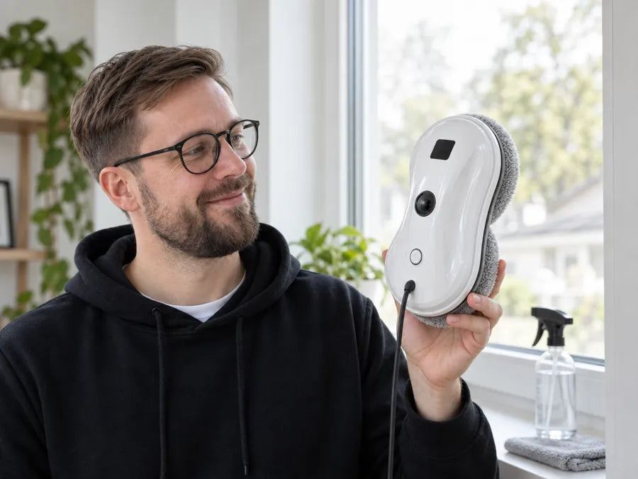 Symbolbild: Mann hält einen Klarsyn One in der Hand